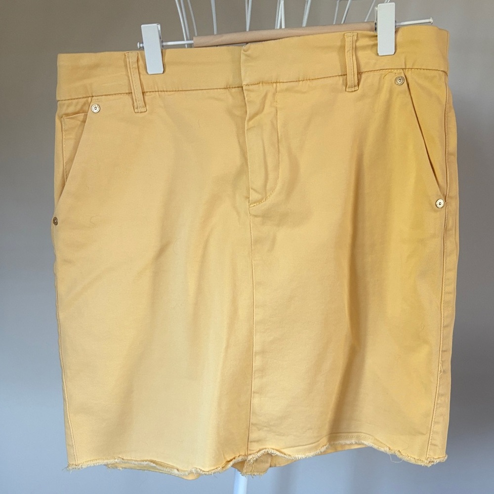 Democracy Yellow Mini Skirt